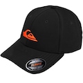 Boné Quiksilver Orange Logo Black PRETO