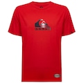 Camiseta Quiksilver Soft Hologram Masculina VERMELHO