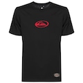 Camiseta Quiksilver Domed Logo Checker Masculina PRETO