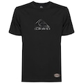 Camiseta Quiksilver Omni Chrome Line Masculina PRETO
