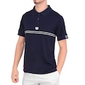 Camisa Polo Wilson Tour Pique 2 Masculina AZUL ESCURO
