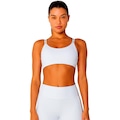Top Alto Giro Elástico Personalizado Feminino BRANCO