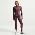 Calça Legging Dri-FIT Nike Swoosh Feminina MARROM
