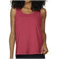 Camiseta Regata Alongada Run More Feminina VERMELHO