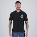 Camisa Polo Grêmio Ouro Masculina PRETO