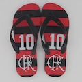 Chinelo Flamengo Manto Zico Masculino PRETO