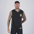 Regata Corinthians Basquete Helança Masculina PRETO