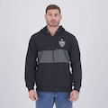 Jaqueta Moletom Atlético Galo Mineiro Masculina PRETO