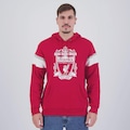 Blusão Moletom Liverpool Casual Masculina VERMELHO