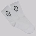 Meia Corinthians CP Cano Médio Masculino BRANCO