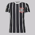 Camisa do Corinthians Democracia Retrô Infantil PRETO