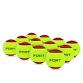 Bola de Tênis Fort Stage 3 Pack com 12 Bolas VERMELHO