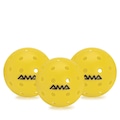 Bola de Pickleball Ama Sport PB40 com 3 Unidades AMARELO
