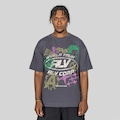 Camiseta Alive Oversized Tour Masculina CINZA