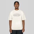 Camiseta Alive Oversized Shadow Masculina BRANCO