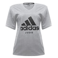 Camiseta adidas Community Judo Feminina CINZA