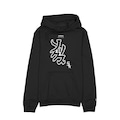 Blusão de Moletom New Era Canguru Fechado Chicago White Sox MLB Hyperfly Masculino PRETO