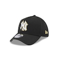 Boné New Era 39Thirty A-Frame New York Yankees MLB Masculino PRETO