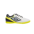 Chuteira De Futsal Umbro Adamant Top Speed Jr - Infantil BRANCO/AMARELO