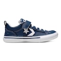 Tênis Infantil Converse All Star Pro Blaze Strap Seasonal Synthetic AZUL ESC/BRANCO