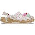 Sandália Crocs Classic Ice Cream Sundae Clog K - Infantil BEGE