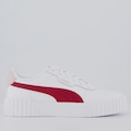 Tênis Puma Carina 3.0 BDP Feminino BRANCO/VERMELHO