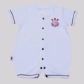 Macacão Corinthians Curto Infantil BRANCO