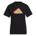 Camiseta adidas Diy Feminina PRETO/LARANJA