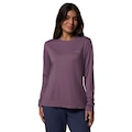 Camiseta Columbia Manga Longa Neblina Feminina ROXO