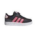 Tênis Infantil adidas Breakbase PRETO/ROSA
