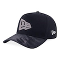 Boné New Era 9Forty A-Frame Snapback Branded Masculino PRETO