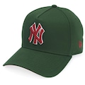 Boné Adulto New Era 9forty A-Frame MLB New York Yankees Aba Curva VERDE