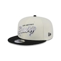 Boné New Era 9Fifty Snapback San Antonio Spurs NBA Masculino OFF WHITE