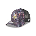 Boné New Era 9Forty M-Crown A-Frame Minnesota Vikings NFL Masculino PRETO