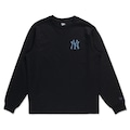 Camiseta New Era Manga Longa New York Yankees MLB Masculina PRETO