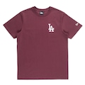 Camiseta New Era Lifestyle Los Angeles Dodgers MLB Masculina VERMELHO