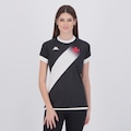 Camisa Kappa Vasco Supporter Graphik Feminina PRETO