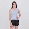 Camiseta Regata Diadora Logo - Feminina AZUL