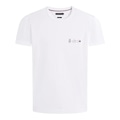 Camiseta Tommy Hilfiger Small Crest Outline Masculina BRANCO