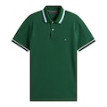 Camisa Polo Tommy Hilfiger Cuff Interest Slim Fit Masculina VERDE