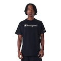 Camiseta Champion Malhão Heritage Script Rust Masculina PRETO