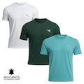 Kit 3 Camisetas Diadora Small Logo Masculina BRANCO