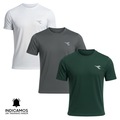 Kit 3 Camisetas Diadora Small Logo Masculina CINZA
