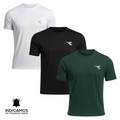 Kit 3 Camisetas Diadora Small Logo Masculina BRANCO