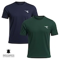 Kit 2 Camisetas Diadora Small Logo Masculina AZUL ESCURO