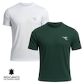Kit 2 Camisetas Diadora Small Logo Masculina BRANCO