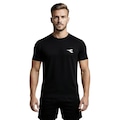 Camiseta Térmica Diadora Manga Curta Small Logo Masculina PRETO