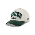 Boné New Era 9Forty M-Crown A-Frame Milwaukee Bucks NBA Masculino VERDE