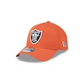 Boné New Era 9Forty A-Frame Snapback Las Vegas Raiders NFL Masculino LARANJA