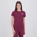 Camiseta PUMA ESS Small No. 1 Logo Feminino VERMELHO